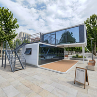 Casa Cápsula Móvil, Cabina Tipo Apple, Alojamiento en Resorts, Prefabricada, Ecológica, Diseño Contemporáneo, Multiusos de 20 y 40 pies, Mejores Ventas