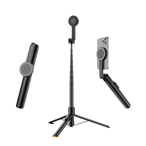 Bâton de <span class=keywords><strong>selfie</strong></span> en aluminium extensible de 65 pouces pour MagSafe <span class=keywords><strong>iPhone</strong></span> Rotatif à 360 ° avec fonction pliable à distance sans fil - Product Image 4