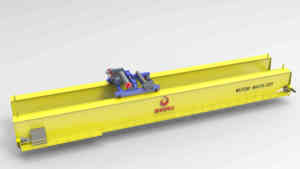 Grúa aérea de doble viga de 40T, puente de viga EOT, grúa móvil, equipo de elevación de construcción con polipasto eléctrico - Product Image 2