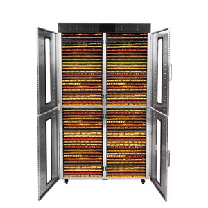 Large Capacity Industrial Fruit Vegetable <b>Dehydrator</b> Stainless Steel Tray Beef Jerky Pet Treat Drying Oven - Product Image 1