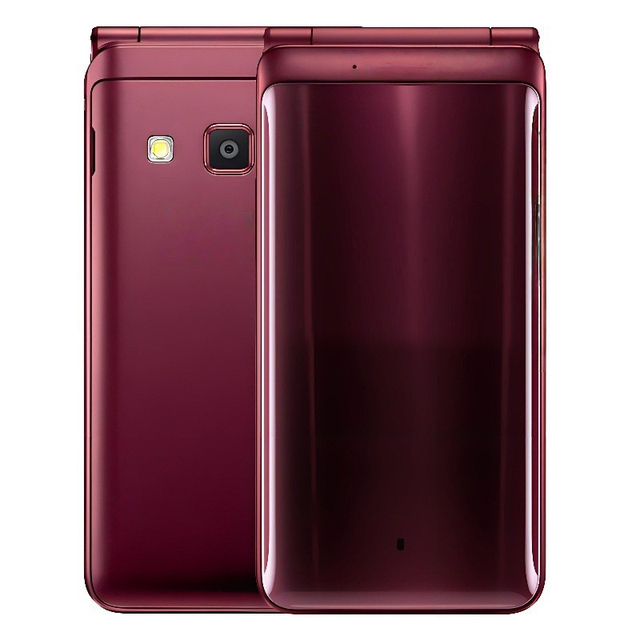 Hot Selling Android Flip Phone SM-G1650 Smart Flip Mobile Loud Volume Big Button Dual SIM 4G Clamshell Smartphone Europe America
