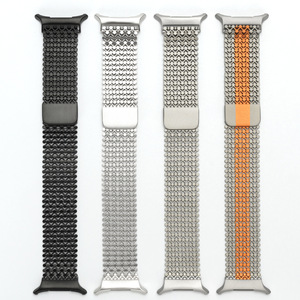 Correa de acero inoxidable de 3 piezas con fijación magnética para <span class=keywords><strong>Samsung</strong></span> Watch Ultra con correa de reloj de 47 mm - Product Image 6