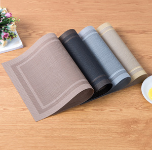 Manteles Individuales <span class=keywords><strong>de</strong></span> Vinilo Antideslizantes y Resistentes al Calor <span class=keywords><strong>para</strong></span> <span class=keywords><strong>Mesa</strong></span> <span class=keywords><strong>de</strong></span> Comedor, Tejidos en PVC, Venta Directa <span class=keywords><strong>de</strong></span> Fábrica, Baratos - Product Image 4