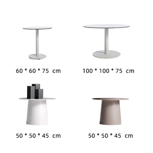 Ensemble de meubles de patio d'extérieur nordique, chaise en corde tressée à la main avec structure en aluminium, table et chaises de jardin imperméables - Product Image 5