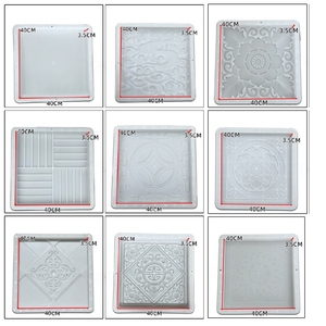 Moule antidérapant pour la fabrication de carreaux en ciment à motifs, motif lotus de la dynastie Tang, pour carreaux muraux en plâtre - Product Image 3
