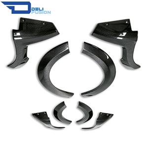 Para Fiat 595 695 Abarth 2008-2024, Estilo 70 Aniversario, Fibra de Carbono, Ensanchamiento de Carrocería, 8 Piezas - Product Image 2