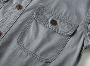 Camisa Casual de Verano para Hombre, Nueva, de Algodón, Manga Corta, Venta al Por Mayor Personalizada - Product Image 6