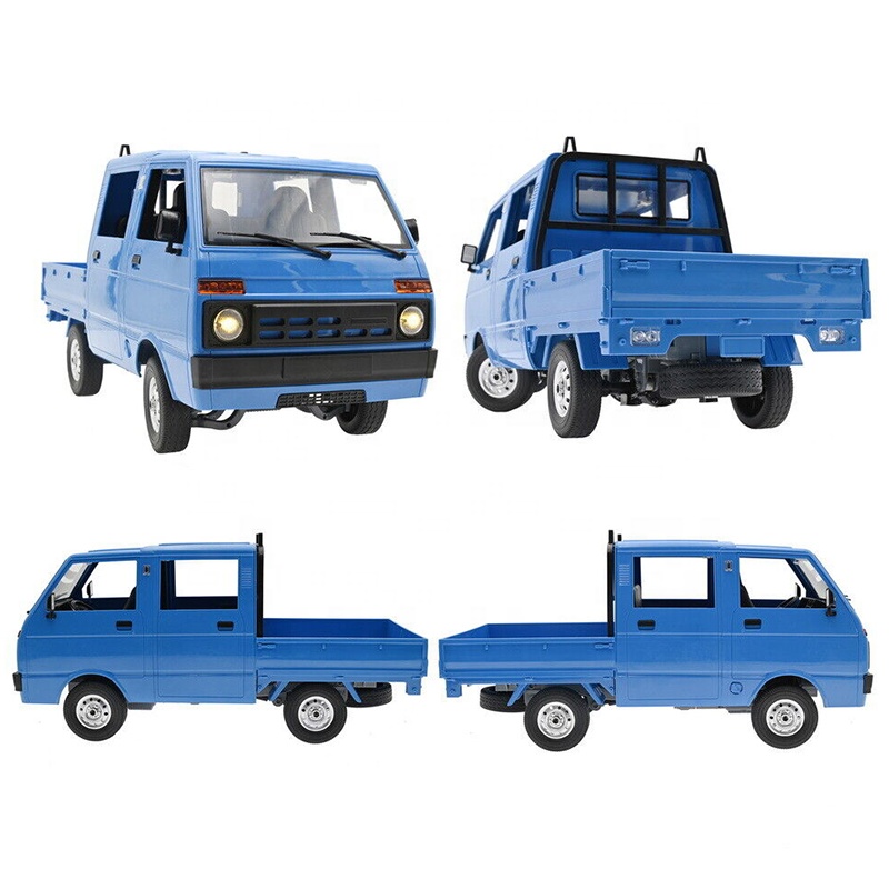 WPLラジコン美品中古ワンピースエース酒屋バージョン WPL D32 1/102.4Gミニチュアカーゴキャリーツインキャブ
