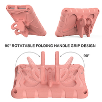 Casing Butterfly Kid Case untuk Kindle Fire 7 2022 Generasi ke-12 Model Terbaru 7 inci, terbuat dari busa EVA, ramah anak, dengan tali bahu.
