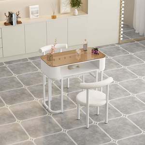 Traje de mesa y silla para decoración de uñas de cristal de estilo moderno Manicura simple o doble para salones de uñas de moda - Product Image 3