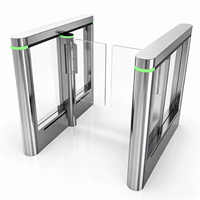 Portillon tournant biométrique à prix d'usine avec lecteur RFID et moteur sans balais pour l'accès des institutions publiques et des bureaux d'entreprise