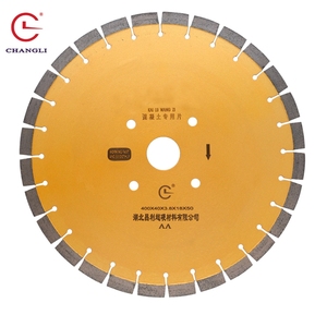 400mm 16 pulgadas silenciosa hoja de <span class=keywords><strong>sierra</strong></span> de diamante China fabricación de herramientas de corte de carretera de piedra - Product Image 3