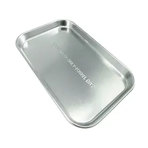 Kleine 4X6 Inch Food Grade Aluminium Bakken Borden & Pannen Lade Bakkerij Oven Lade Vel Pan