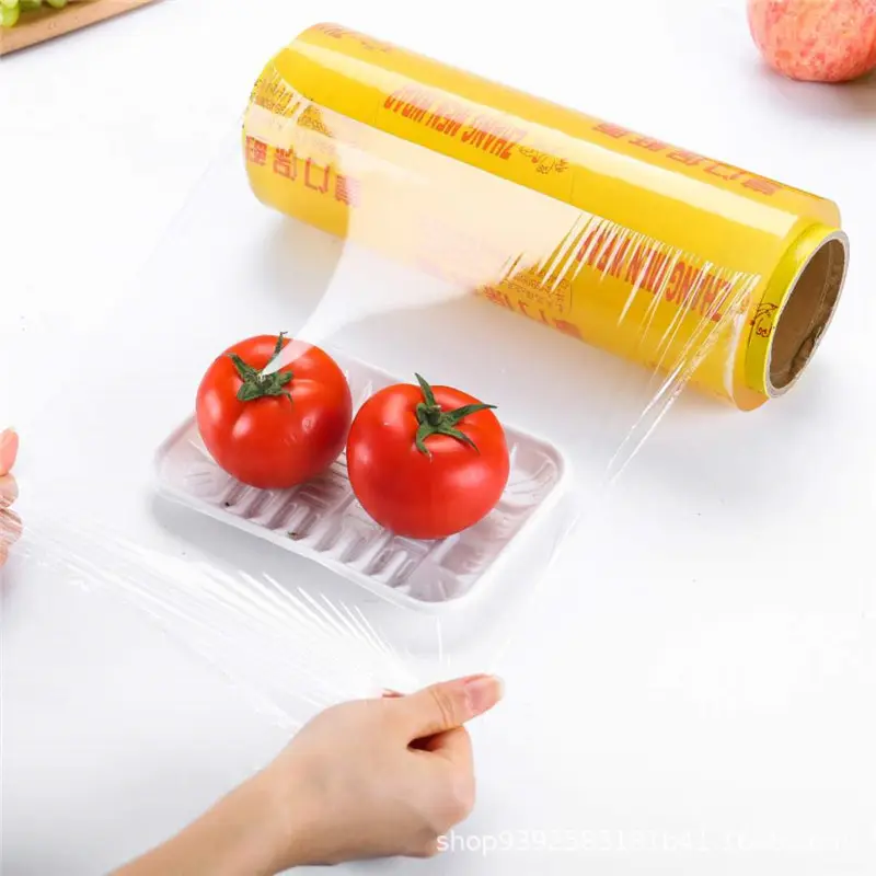 Profession elle Herstellung Lebensmittel Frisch haltbare Verpackungs folie Stretch folie PVC-Frisch halte folie in Lebensmittel qualität in Jumbo-Rolle