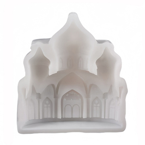 Molde de Silicona 3D con Forma de <span class=keywords><strong>Castillo</strong></span> Estilo Mezquita Islámica Clásica para Decoración de Pasteles, Fondant, Chocolate, Galletas y Repostería - Product Image 3
