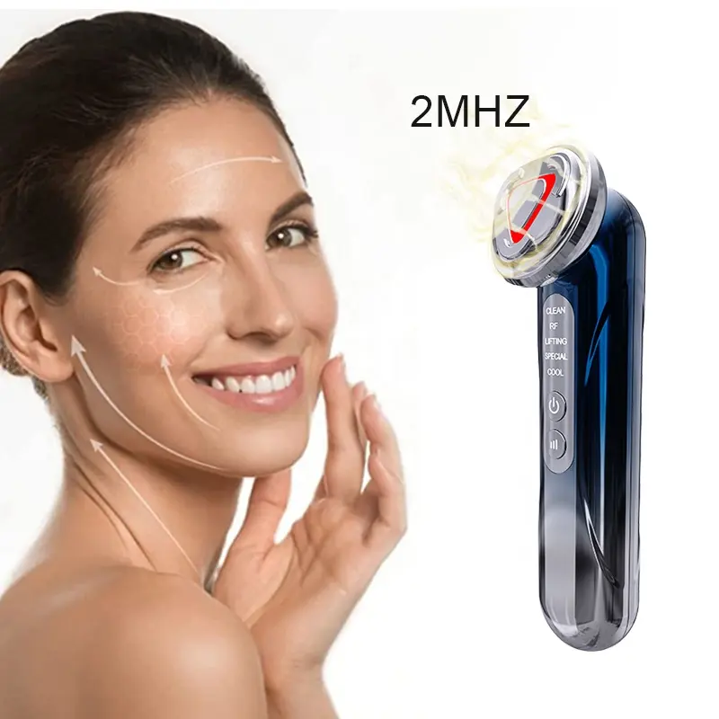 מכשיר לעור רדיו בתדר גבוה מכשיר לעיסוי פנים מכשיר יופי מכשיר טיפוח עור EMS מכונת פיסול עם טיפול באור אדום