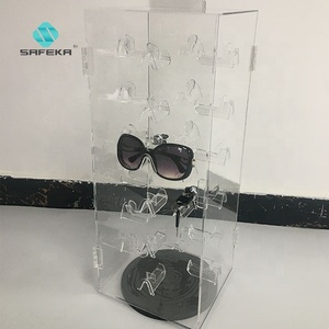 Custom Rotating Counter Top Sonnenbrillen Display Stand Umwelt freundliche Metall Holz Rack für optische Acryl gläser <span class=keywords><strong>Shop</strong></span> Holder Carton - Product Image 2