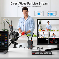 R100 Extension de Transmission Vidéo Sans Fil 1080P, Adaptateur Émetteur et Récepteur Vidéo HDMI Sans Fil pour Caméra 1 Émetteur vers 8 Récepteurs