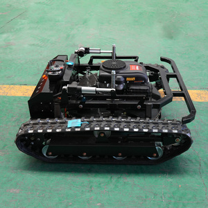 Điều khiển từ xa 12 HP 1000 mét Xăng Robot Máy cắt cỏ Máy cắt cỏ flail Máy Cắt xăng Crawler Máy cắt cỏ để bán - Product Image 2