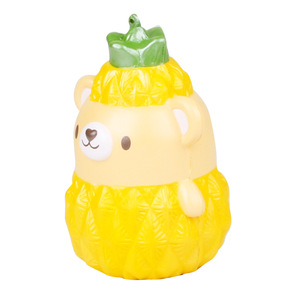 Pineapple Bear PU <b>Squishy</b> Toy 2-4 Years Unisex Fidget Toy - Product Image 1