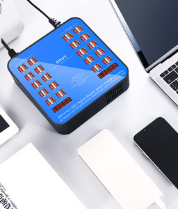 Estación de acoplamiento universal usb, <span class=keywords><strong>200W</strong></span>, 40 puertos, pantalla Digital USB, estación de carga inteligente para teléfonos - Product Image 4