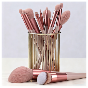 Neues 13-teiliges Sijiqing Make-up-Pinsel-Set mit weichen Haaren für Puder, Hochglanz-Rouge und Lidschatten - Product Image 6