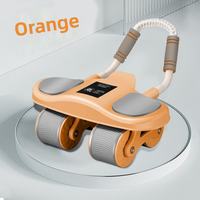 Support de planche amélioré avec rebond automatique et comptage intelligent, 4 roues, pour usage domestique, renforcement du tronc et sculpture abdominale