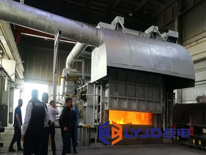 5 T/10T15 ton/30T por hora Horno de fusión de aluminio regenerativo de <span class=keywords><strong>gas</strong></span> industrial Aceite residual LPG Diesel para chatarra de fundición - Product Image 3