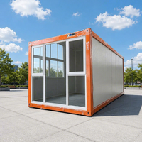 Maison de bureau modulaire en conteneur d'expédition démontable, écologique, moderne, préfabriquée, 20 pieds/40 pieds
