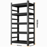 Étagère de cuisine moderne Morgie, unité de rangement métallique réglable et détachable, étagères de garde-manger, étagère utilitaire autoportante pour garage