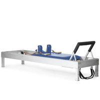 Máquina de Pilates Reformer Clásica de Aluminio para Uso Doméstico con Base de Aleación para Estudio Comercial