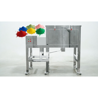 Mélangeur de poudre à double ruban, mélangeur à vis automatique en forme de T avec fonction de séchage pour additifs d'engrais chimiques