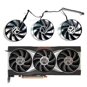Ventilateur de carte graphique RX6800 RX6800XT <span class=keywords><strong>RX6900XT</strong></span> pour ASROCK <span class=keywords><strong>AMD</strong></span> <span class=keywords><strong>Radeon</strong></span> RX 6800 6800XT 6900XT AUB0812VD-00 80MM - Product Image 1