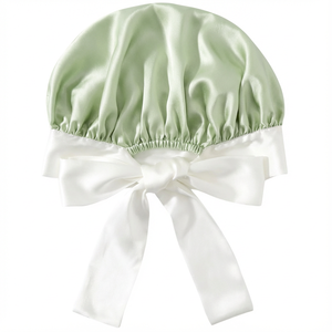 <span class=keywords><strong>Bonnet</strong></span> <span class=keywords><strong>en</strong></span> soie double couche 22 momme 100% soie pour dormir, enveloppe de cheveux <span class=keywords><strong>en</strong></span> soie pour la protection des cheveux, <span class=keywords><strong>bonnet</strong></span> de nuit <span class=keywords><strong>en</strong></span> soie de luxe - Product Image 2