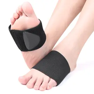 Faixa de suporte para arco em gel, envoltório de nylon para pés chatos, fascite plantar