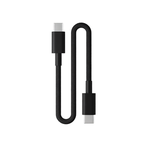 Cable USB-C a USB-C Trenzado Beats de 0.2m, Carga Rápida, Resistente y Anti-Enredos para Dispositivos Android, Color Negro - Product Image 1