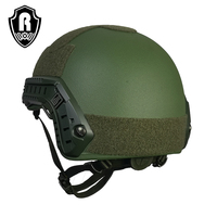 Casque Tactique Haute Protection Durable à Coupe Élevée, Réglable et Universel, Équipement de Sécurité Résistant aux Impacts pour l'Entraînement en Extérieur
