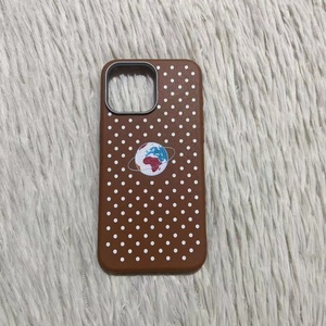 Custodia per telefono in pelle <span class=keywords><strong>Samsung</strong></span> A55 A15 A16 in TPU fantasia per iPhone 16 15 14 13 12 11 Pro Max Luxury Planet Dot Design - Product Image 6