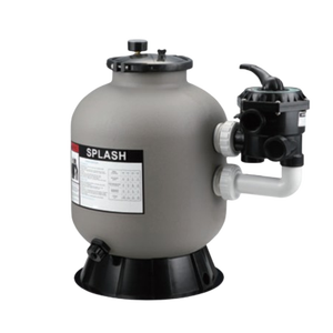 Filtro de arena de montaje lateral de 24 "Filtro de sistema de limpiador de piscinas con válvula multipuerto de 6 vías y manómetro - Product Image 2