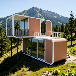 Nouveau Produit : <span class=keywords><strong>Maison</strong></span> Modulaire Préfabriquée à Construction Rapide 20/40 pieds, Tiny House Économique, Cabine Apple, <span class=keywords><strong>Maison</strong></span> Conteneur pour Hôtel - Product Image 2