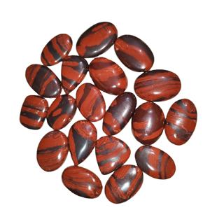 Améthyste naturelle de haute qualité/Cabochon de jaspe de peau de cristal noir pierre précieuse en vrac pour la fabrication de bijoux polonais lisse - Product Image 3