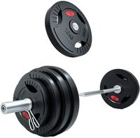 España En Stock 50mm Barbell Bumper Durable Juego de placas de peso 2,5-30kg Equipo de fitness