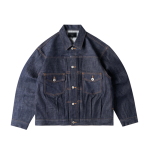 Nouvelle veste en jean délavé <span class=keywords><strong>Okayama</strong></span> 2026 - Style streetwear Y2K hiver, boutonnée sur le devant, 100 % coton biologique - Product Image 2