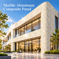 Panneau composite en aluminium marbré revêtu de PE de 3 mm, 4x8 pieds, veine verte, pour panneaux muraux de salle de bain
