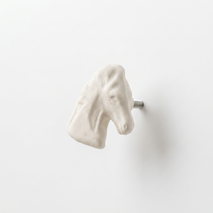 AK Brass Horse Head Metal Wardrobe <b>Knob</b> Cream Finish Customized Cabinet <b>Dresser</b> Furniture Handle Decorative <b>Knob</b> - Product Image 5