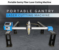 Machine de découpe laser à fibre portative améliorée pour la découpe CNC haute vitesse de plaques en acier au carbone et en acier inoxydable