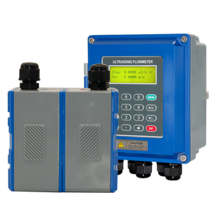 เครื่องวัดการไหลของท่อสแตนเลส UPVC RS485 4-20mA เครื่องวัดการไหลแบบอัลตราโซนิกแบบติดผนัง - Product Image 3