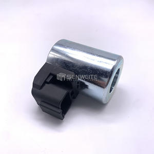 คอยล์โซลินอยด์วาล์ว Senwitt 12V 24V สำหรับปั๊มไฮดรอลิก อะไหล่รถขุด ความยาว 49 มม. - Product Image 1