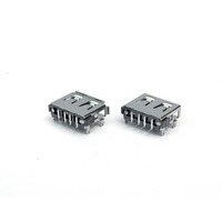 Chine Usine Standard Fiable Durable Robuste USB AF 4 Broches 6.3H Bord Droit DIP Fer Shell pour Appareils Électroniques