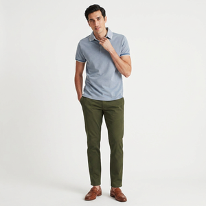 Camisetas Polo Casuales Transpirables para Trabajo de Negocios, Personalizadas con Logotipo Bordado, Camisa Polo de Golf para Hombre - Product Image 1